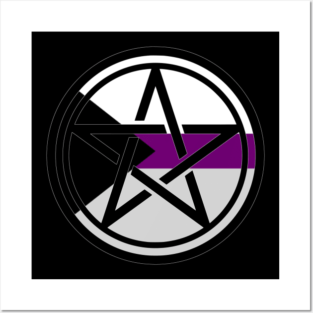 Large Print Pentacle LGBT Flag Demisexual Wall Art by aaallsmiles